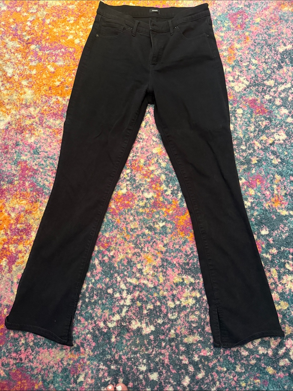 Express Women’s Black Flare Jeans